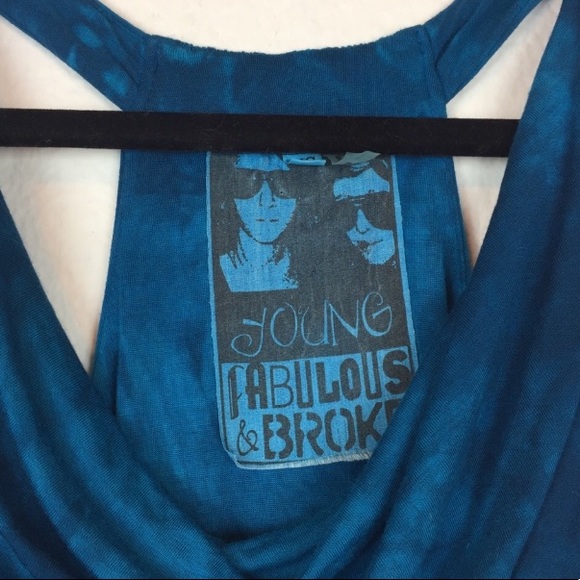 YFB Blue Tie Dye Modal Dress - XS - Picture 3 of 8